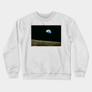 Earthrise over Moon, Apollo 8 (S380/0044) Crewneck Sweatshirt